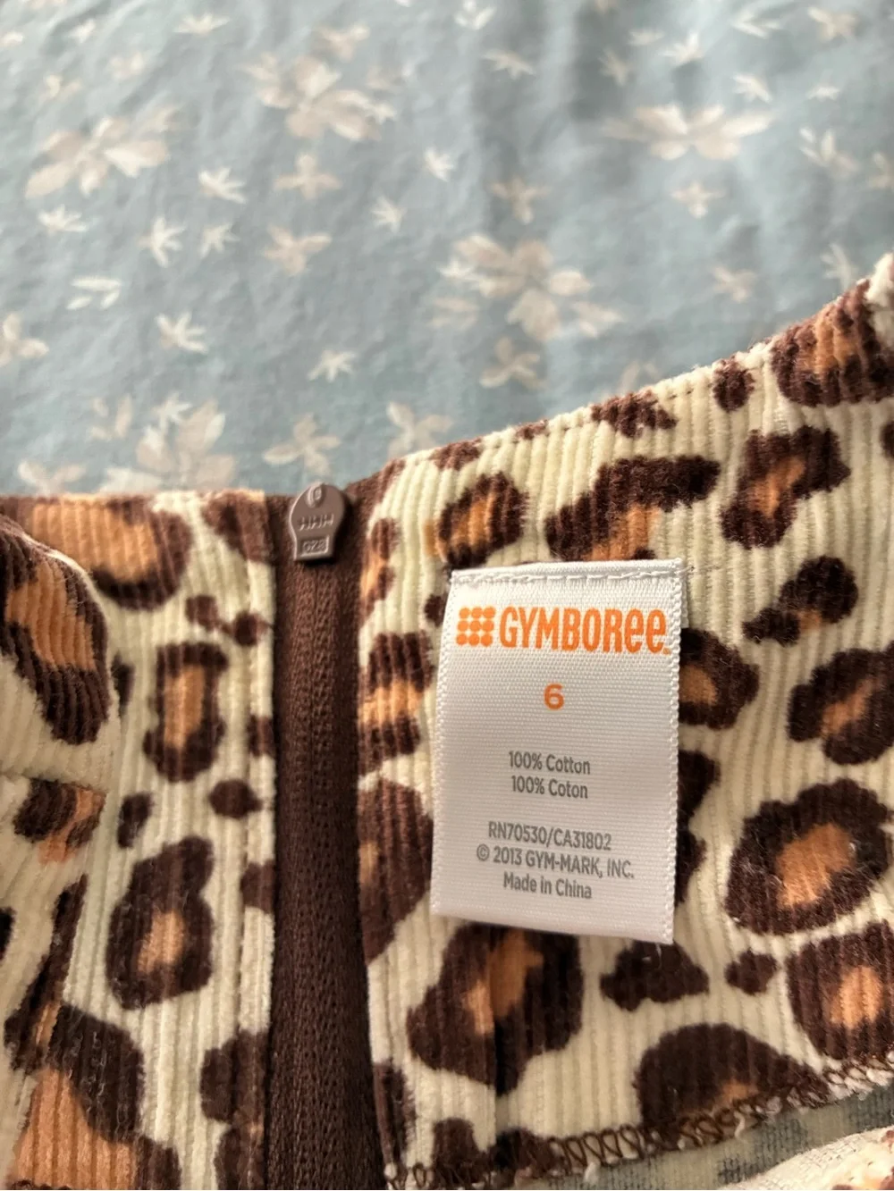 Gymboree Brown Leopard Print Ruffle Tank Dress